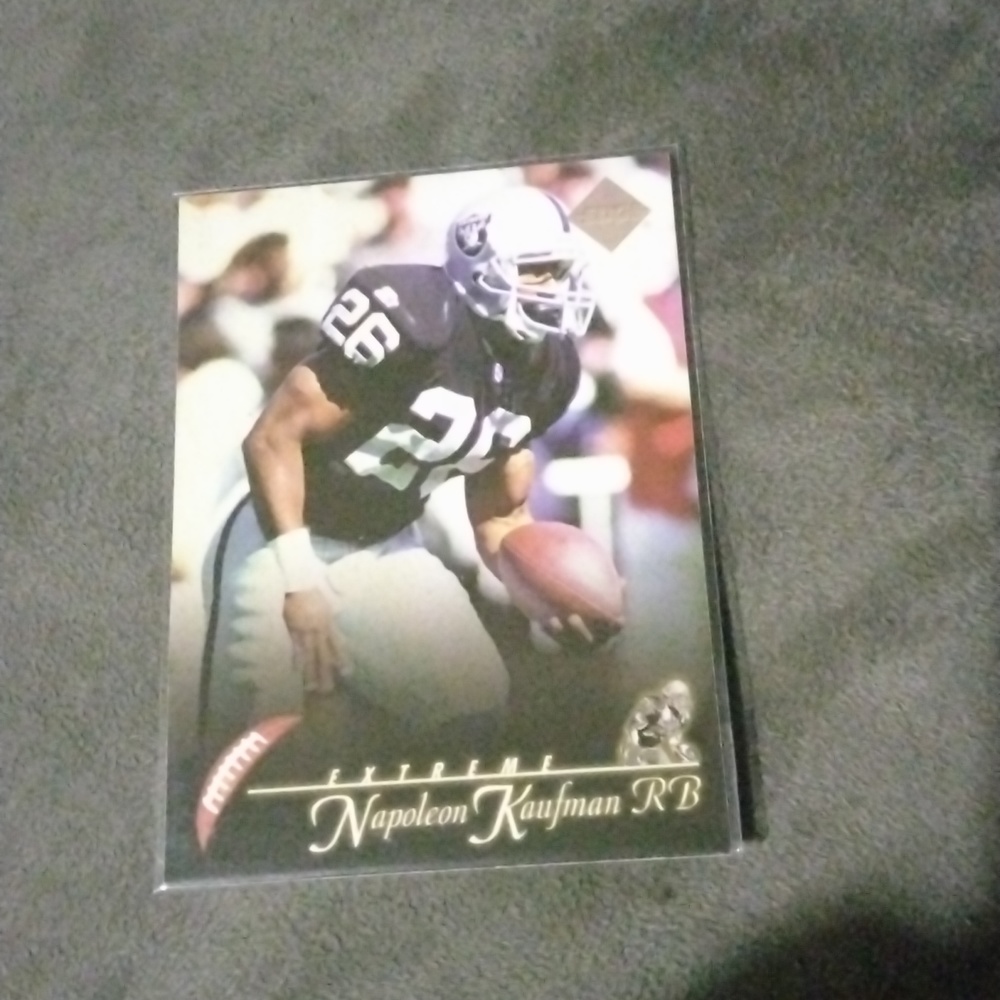 97 edge Napoleon Kaufman mint condition football card